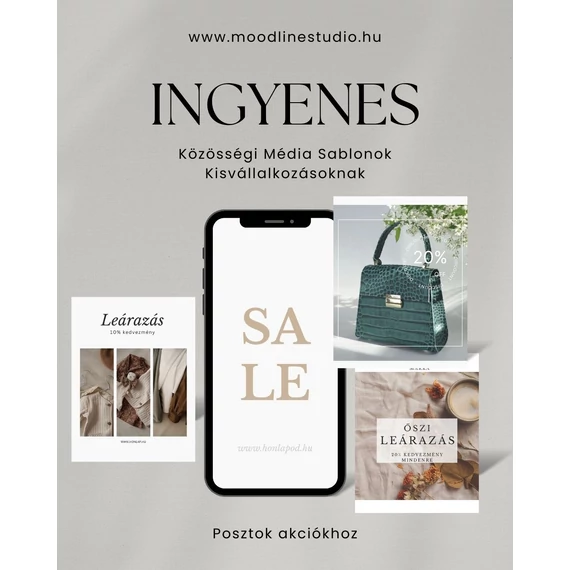 INGYENES Sabloncsomag Kedvezményes Posztokhoz